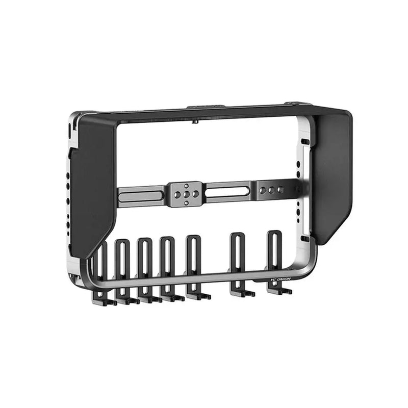 YC Onion Full Cage Bracket for YoloBox Ultra, Adjustable Cable Clamps And Rich Expansion Port, with Sunshade and Desktop Tripod