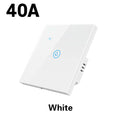 Tuya Smart Water Heater Switch WIFI Touch Sensor 4000W/8800W 20A/40A Boiler Switch Wall Smart Home Siri Voice Control