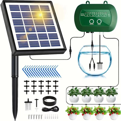 Solar Automatic Watering Kit for Garden, Drip Irrigation | SAMAG
