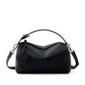 HALF.STAR Women Boston Bag, Luxury Designer Handbag Made of Top Grain TOGO Leather, Versatile Shoulder & Crossbody Bag