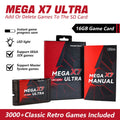 LED Light Mega X7 Ultra Instant Save  Game Cartridge for SEGA GENESIS Mega Drive MegaDrive Game Console With Manual Support 32x