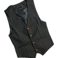 Mens Suit Vest 1920s Mens Vest Slim Fit Formal Business Gangster Waistcoat Striped Tops Cropped Tank Tops 2024 Vests
