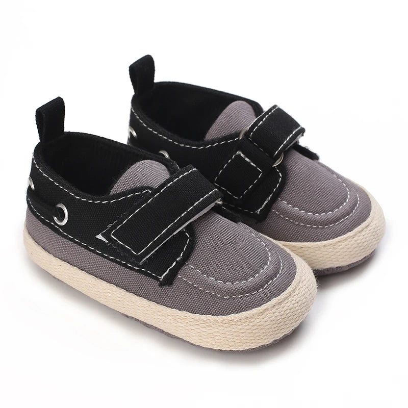 0-18M Classic Fashion Infant Casual Sneakers Soft Sole Baptism Comfortable First Walking Shoes For Baby Boys Girls