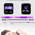 LAXASFIT 2025 New Women's Smart Watch 2.01 Full Touchscreen Bluetooth Call Heart Rate Monitor Sports Men's Smartwatch