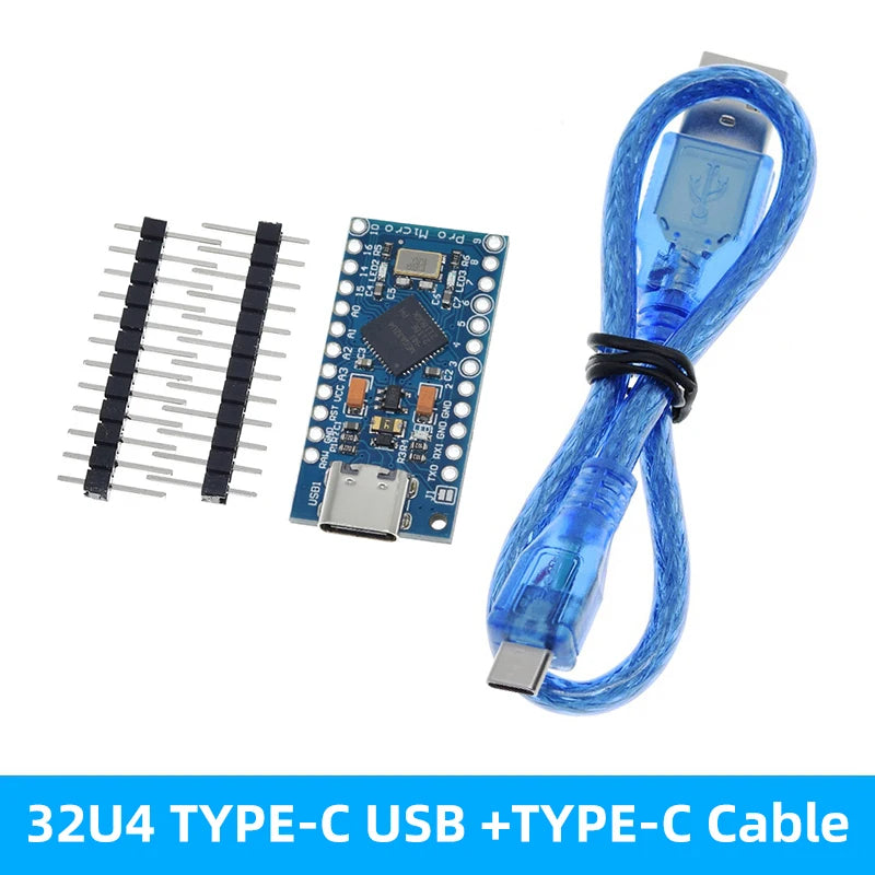 TZT MICRO/MINI/TYPE-C USB ATMEGA32U4 Module 5V 16MHz Board For Arduino ATMEGA32U4-AU/MU Controller Pro-Micro Replace Pro Mini