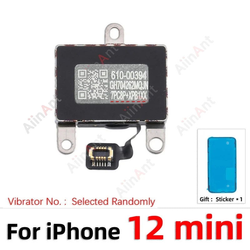 OEM Sticker + Flex For iPhone 12 13 14 15 Pro Max Plus mini For TAPTIC ENGINE Vibrator Motor Flex Cable