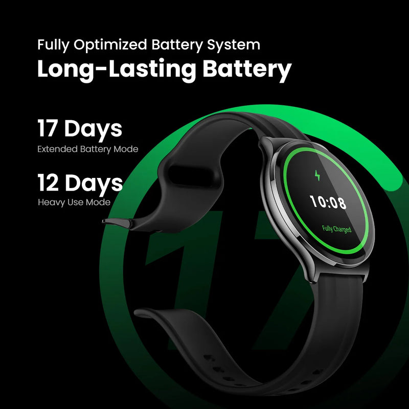 HAYLOU Solar Lite 2 Smartwatch 1.43'' AMOLED Display 24h Health Monitoring 150+ Sports Modes Voice Calling Smart Watch 1ATM