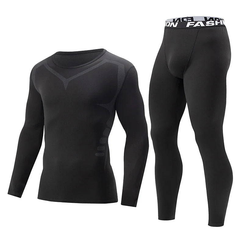 Men's Warm Set with Thin Velvet Inner Handsome Fashionable Comfortable Moisture Absorbing Multi functional Set for Home Use