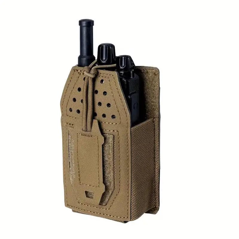 Open-Top Interphone Hanging Bag Walkie-talkie Holder Multi Function Tactical Mini Radio Pouch Holster