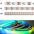 SK6812 RGBW Led Strip Light 4 in 1 Similar WS2812B 1m 5m 30 60 144 LEDs Individual Addressable RGBWW Led Lights IP30 65 67 5V12V