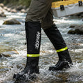Fashionable Men's Rain Boots Large Size Long Rain Boots Extra Long Outdoor Fishing Shoes Waterproof Non-slip Lightweight Shoes