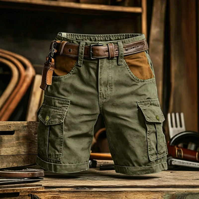 Male Cargo Knee Shorts Men Sports Casual Bermuda | SAMAG
