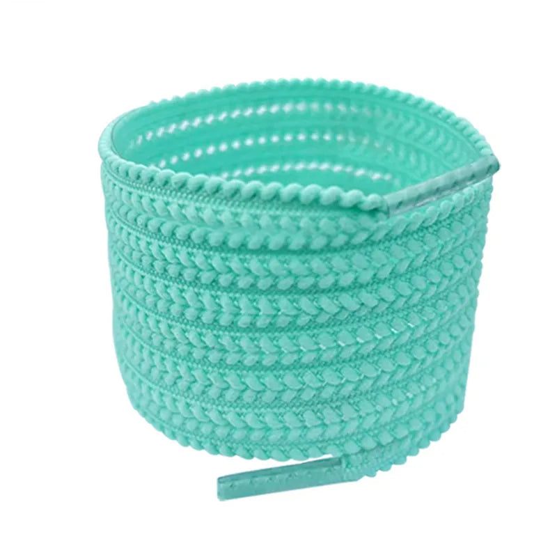 Multicolor Track Anti-slip Serrated Shoelaces Canvas Black White Runing Shoes laces Women Men Sport Casual Net Shoes Shoelaces