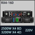 FUHAM RX4-160 4-Channel Power Amplifier 8 Ohm 2500W Class H Audio DJ Stage Performance Sound System