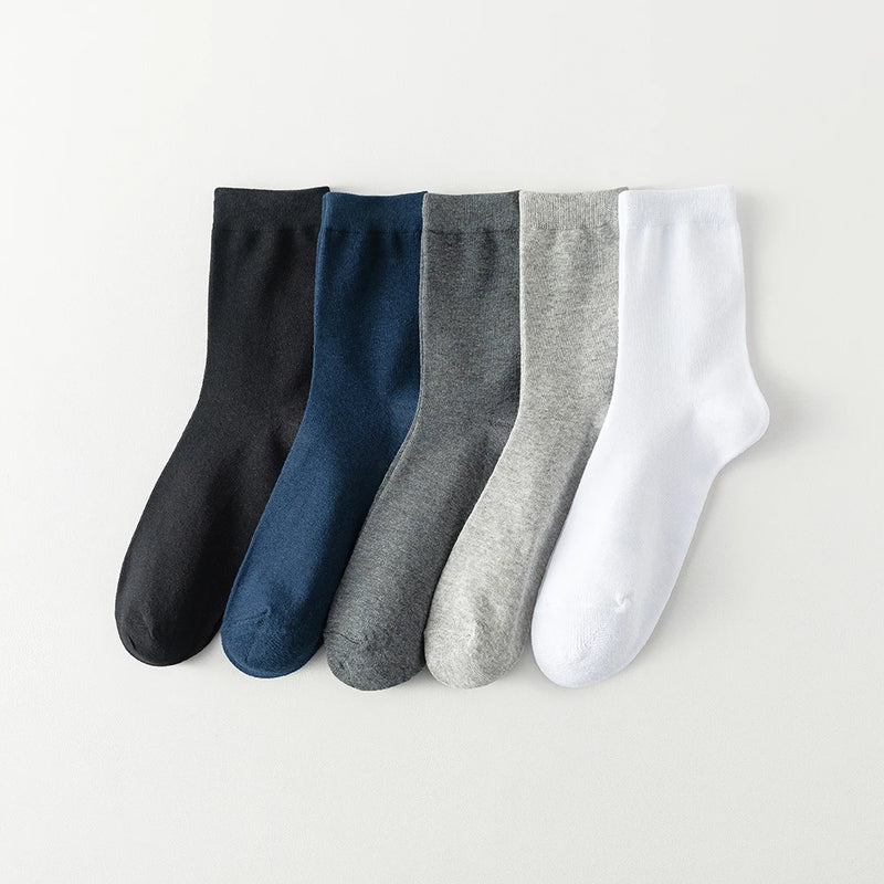 10 Pairs New Men's Cotton Socks Black Business Soft | SAMAG