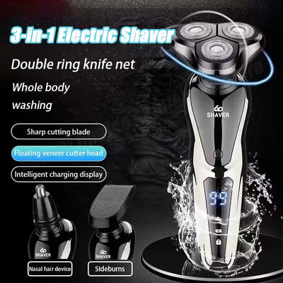 New Shaver LCD Digital Display Full Body Wash Haircut | SAMAG