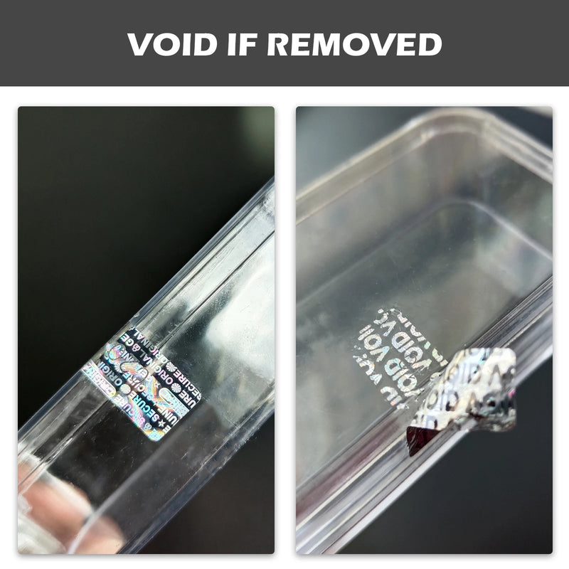280/550pcs Hologram Security Seal Stickers Laser Tamper Proof Original Genuine Labels Warranty Void Holographic Custom Sticker