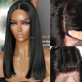 Bob Wig Human Hair Silk Base Full Lace Wig Transparent Silk Top Full Lace Glueless Wigs Blunt Bob Cut Wigs 18inch 180% Density