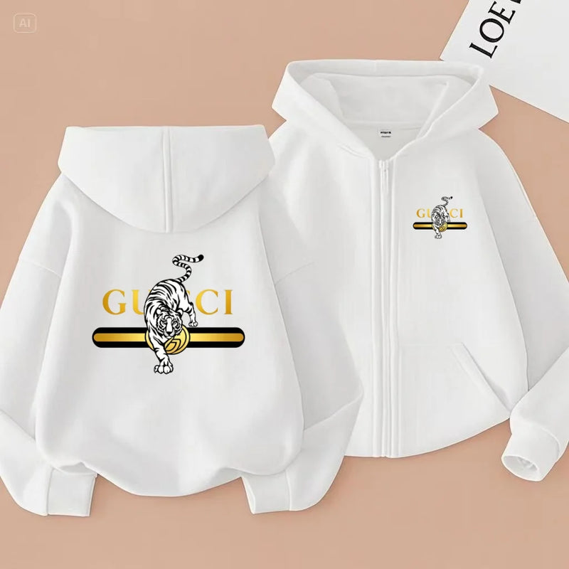 The Children's Zip - up Hooded Sweatshirt Jacke - View 6 | SAMAG