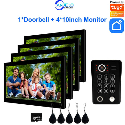 Anjielo Fingerprint Unlock Doorbell Video Intercom | SAMAG