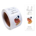 100pcs/roll Thank You Sticker Seal Labels Small Business Gift Decor Sticker Package Sticker Sealing Package Is Happy To See You