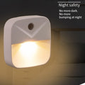 LED Night Light, EU Plug-in Smart Wireless Light Control Sensor Light, 220V Wall Light For Home Corridors, Bathrooms, Hallways