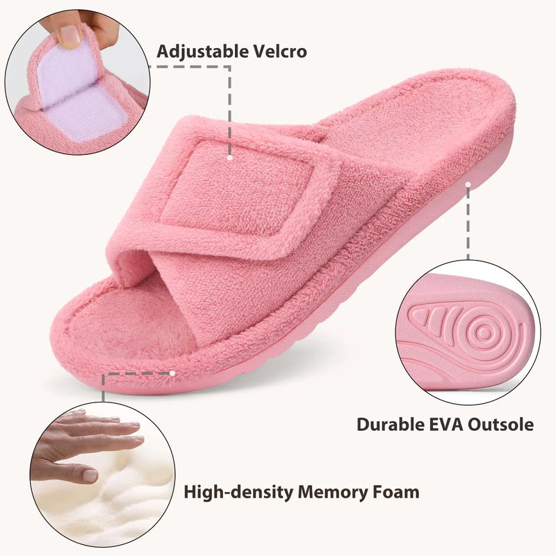 Kidmi Orthopedic Women Slippers New Indoor Women Slippers Arch Support Slippers For Women Casual Soft House Slippers Flat Slides