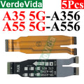 5pcs Main Motherboard Connector Board Ribbon Flex Cable For Samsung A33 A53 A15 A25 A35 A55 A24 A34 A54 A22 A32 A52 A72 Cable