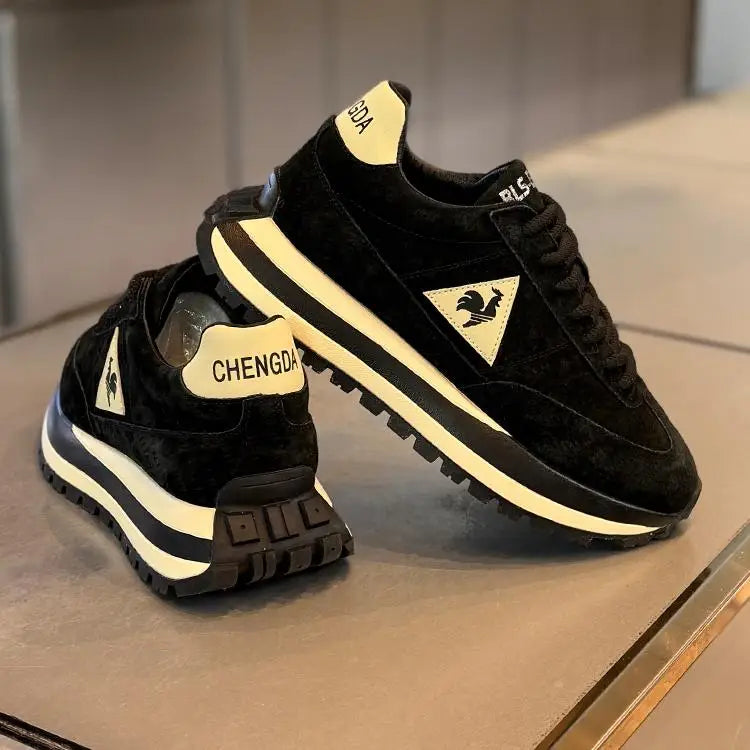 Men's Versatile Lightweight Sporty Casual Shoes Breathable Comfortable Rubber Sole Running Shoes High Elasticity Fall Season