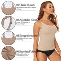 Seamless Shapewear Tank Tops Camisole Women Tummy Control Smooth Compression Vest Nude Black Women Clothing