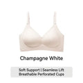 Women Seamless Wireless Bra Push Up Cooling Breathable Lift Anti-Sagging Comfort Bralette for Small Chest
