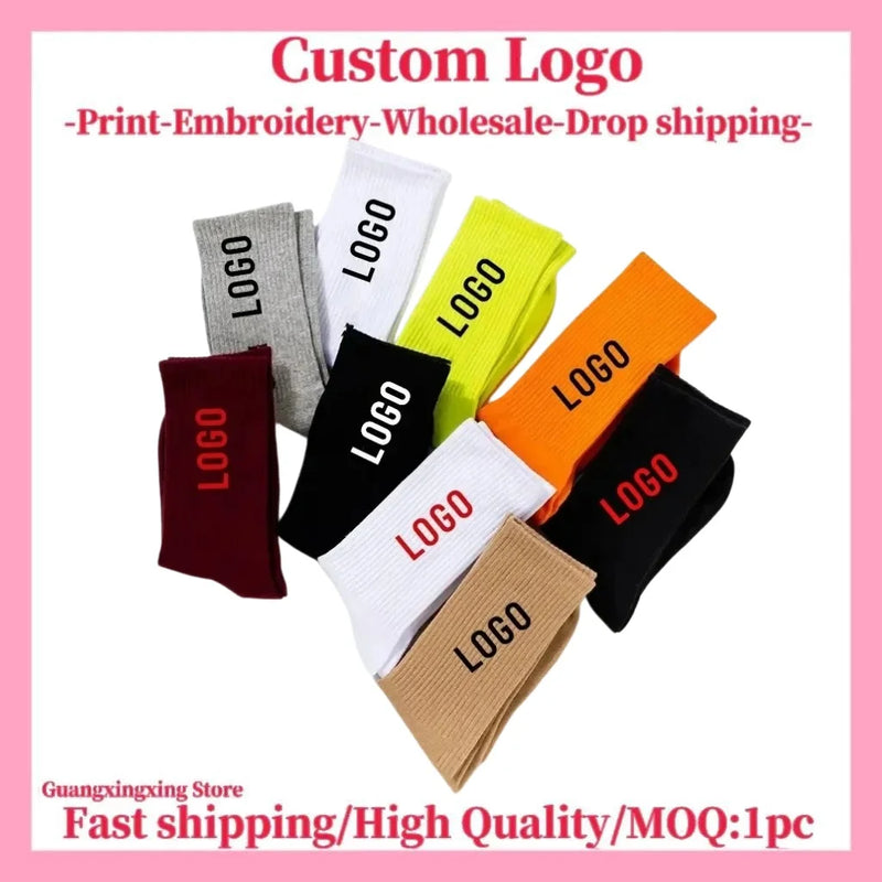 Customized socks for men and women can be logo printed | SAMAG