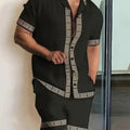 Men's New Hawaiian Short-Sleeved Shirt Shorts Set Summer | SAMAG