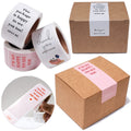 100pcs/roll Thank You Sticker Seal Labels Small Business Gift Decor Sticker Package Sticker Sealing Package Is Happy To See You