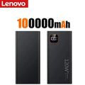Lenovo 2027 120W Super Fast Charging Portable Power Bank Charger 500000mAh Large Capacity External Battery For Xiaomi iPhone