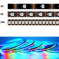SK6812 RGBW Led Strip Light 4 in 1 Similar WS2812B 1m 5m 30 60 144 LEDs Individual Addressable RGBWW Led Lights IP30 65 67 5V12V