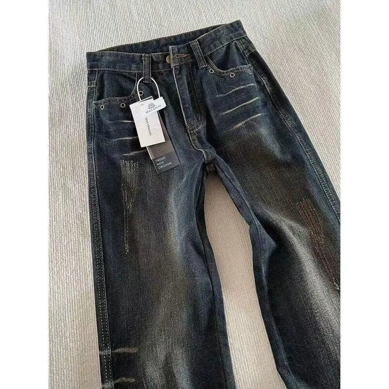 Classic Retro Flare Denim Men's Jeans Bootcut Stretch | SAMAG
