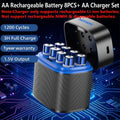 NOHON Rechargeable Lithium Battery AA 3600mWh/AAA 1300mWh Original Batteries High Capacity 1.5V Battery for Mouse Remote Control