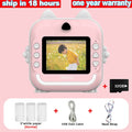 Digital Children Camera For Photography Instant Print Photo Kids Camera Mini Thermal Printer Video Educational Toys Gift