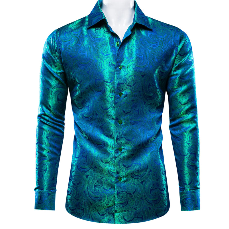 Men's Fashionable Casual Business Shirt with Iridescence | SAMAG