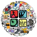 10/25/ Graffiti Bikes Bicycles Riding Stickers for DIY - View 3 | SAMAG