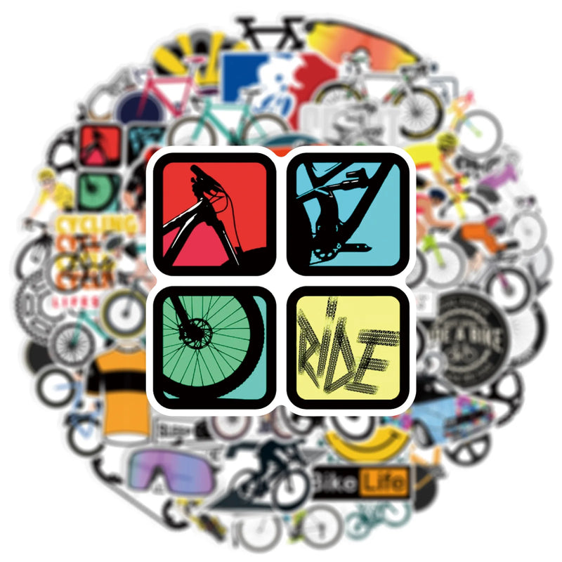 10/25/ Graffiti Bikes Bicycles Riding Stickers for DIY - View 3 | SAMAG