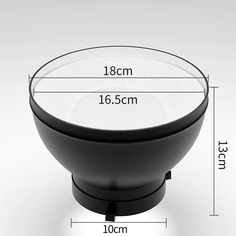 SH Bowens Monut Cover 18cm 7inch Standard Softbox Photography Accessory Round Light Box Flash Lighting Shield Photo Studio Kits