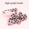 Cute Polka Dot Pet Vest Harness Bowknot Adjustable Pet Traction Rope with Collar Cat Traction Rope Cat