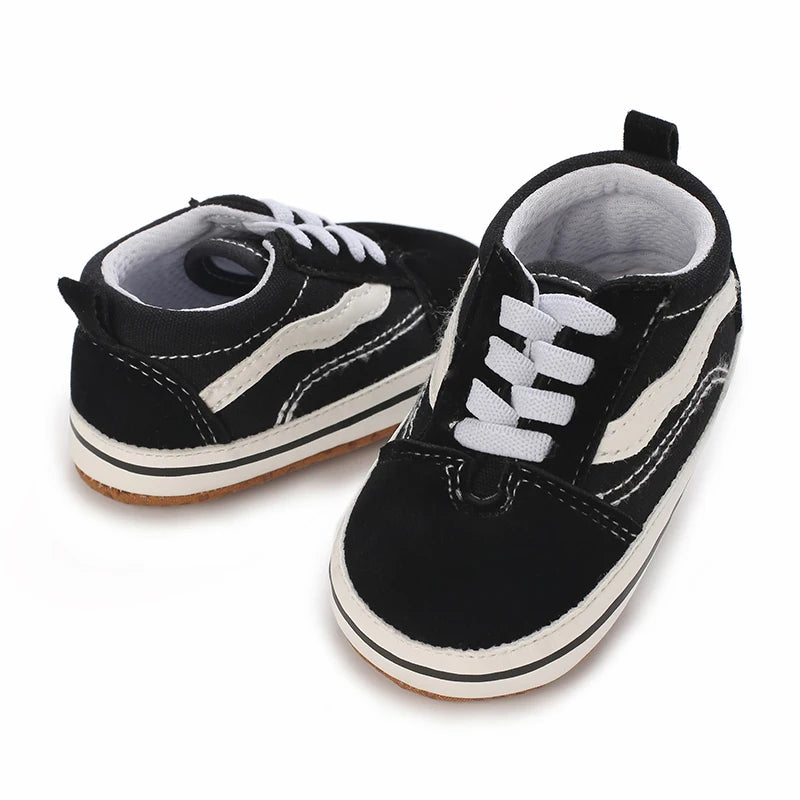 Canvas Sneakers Baby Boy Girl Shoes First Walkers Infant Toddler Anti-Slip Soft Sole Classical Newborn Baby Shoes 0-18 Month