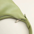 Fashion Large Capacity PU Hobo Bag Korean Style Solid Color Shoulder Bag Handbag Fashion Design French Style Handbag Outdoor