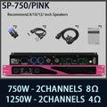 FUHAM SP-750 Class D Digital Power Amplifier 750W 8Ω 2 Channel 1U Lightweight Pro Audio Amp for DJ Stage Performance