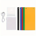 Dual LED Panels Folding Portable Photo Video Box Lighting Studio Shooting Tent Box Kit Diffuse Studio Softbox Lightbox