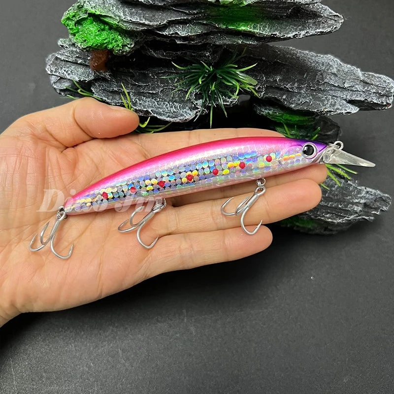 20g 110mm Floating Minnow Fishing Lure Seabass Hard - View 11 | SAMAG