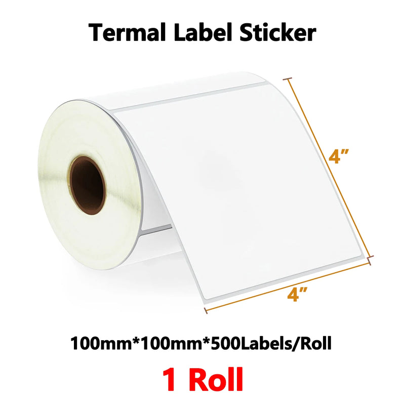 700pcs/Roll 40*20/40*30/50*30mm Print Supplies Thermal Label Sticker Paper Waterproof Supermarket Price Blank Label Direct Print
